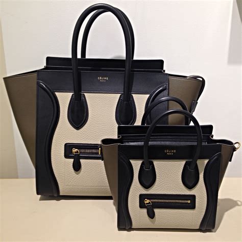 celine luggage bag nano price|Celine mini luggage handbag.